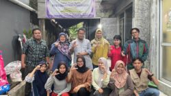Posko KKN Kelompok VI Desa Cipinang Dikunjungi Civitas Akademik dan Ketua Yayasan STIES IP